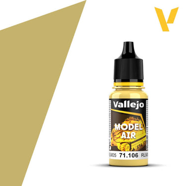 Vallejo 71106 Model Air 106 17ml Yellow Lazure RLM 05 Paint